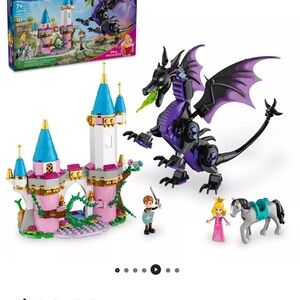 LEGO Enchanted Castle and Dragon Set - Pink, Blue, Purple